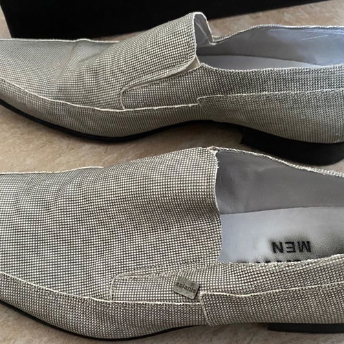 Aslanis shoes used, size 43, gray loafers