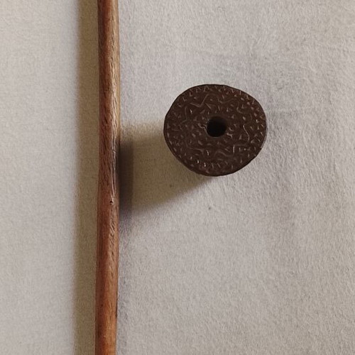 Traditional wooden spindle handmade prewar used from Epirus