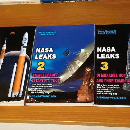Nasa Leaks Complete Set of 3 Books like new