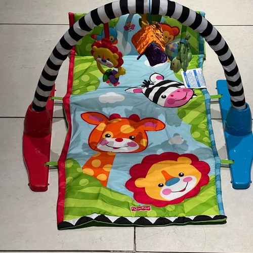 Fisher Price gym used with 2 rattles