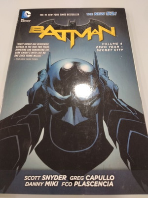 Batman New 52 Volume 4 "Zero Year: Secret City!" TPB like new