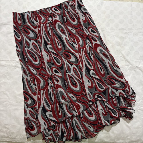 Vintage midi skirt like new, size XXL, multicolor