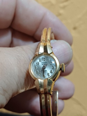 Midas De Luxe vintage γυναικείο μηχανικό ρολόι χειρός, σαν καινούργιο