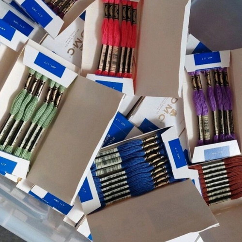 DMC Mouliné threads new, pack of 40 pieces