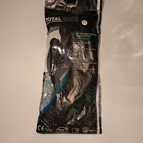 Total Safe Work Gloves Model MF002706C Size 11 XXL New