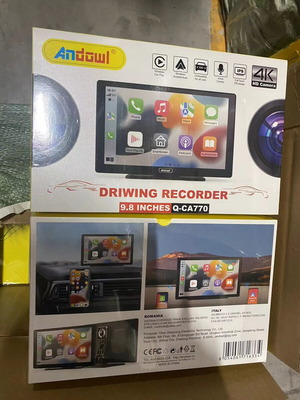 Οθόνη 9.8″ για ταμπλό αυτοκινήτου Universal 4K Andowl Q-CA770 μαύρο καινούργιο