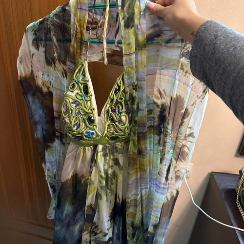 Dress used, 100% silk, size S-M