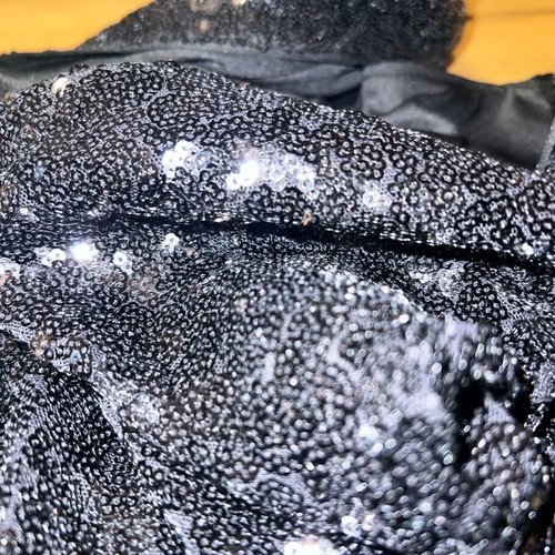 Women's black sequin top size M used
