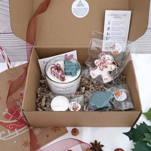Bakery Spiced Gift Box candle set with Kurabies and gingerbread scents