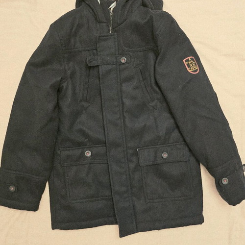 Children's coat half-coat for 10 years 140 cm blue like new