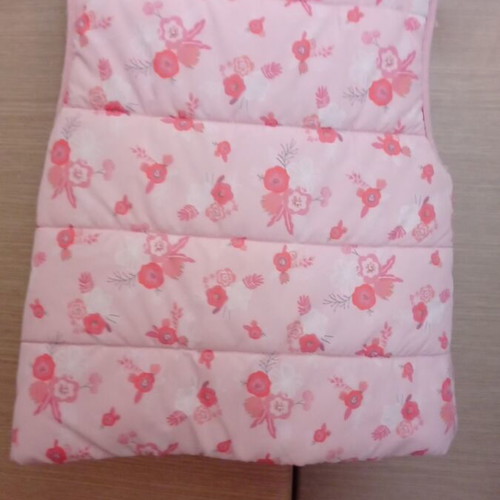 Orchestra sleeveless children's jacket, pink, size 116 cm