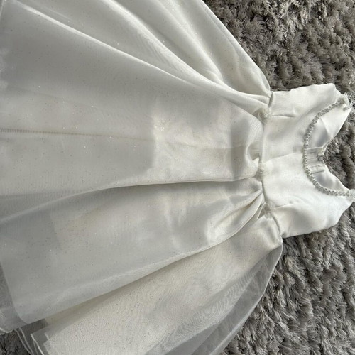 Children's dress for flower girl embroidered and hand-sewn with bolero, like new, age 1-2