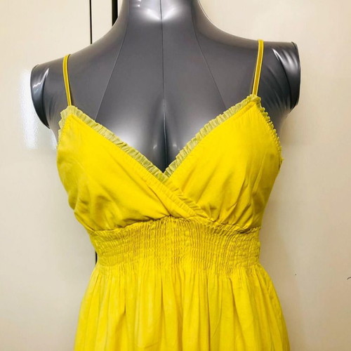 Speed Control dress new, size M, yellow cotton