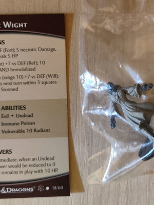 Dungeons & Dragons Demonweb Deathlock Wight φιγούρα