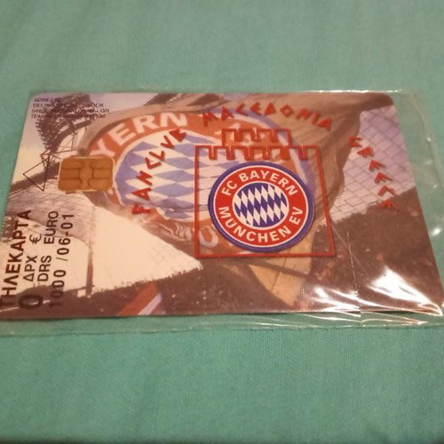 Bayern Munich Card new, authentic