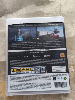 Grand Theft Auto Five PS3 used, fully functional