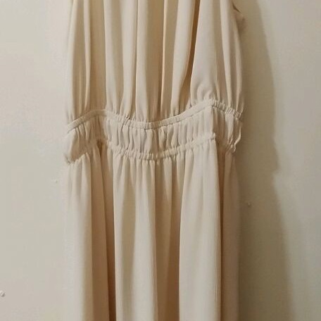 Midi dress H&M beige like new, size XS