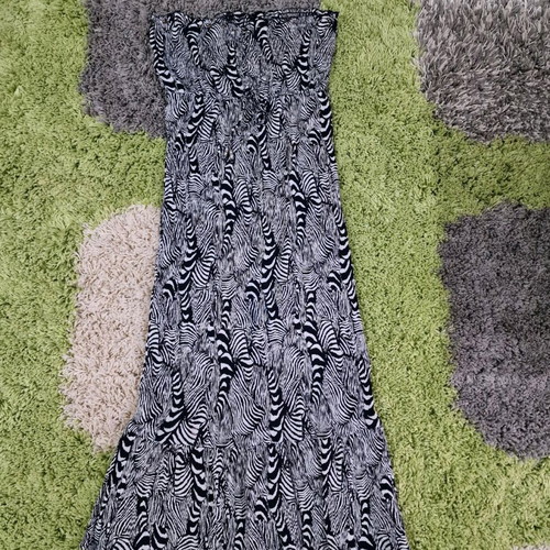 Debehams UK Cotton Strapless Midaxi Dress Size M Like New
