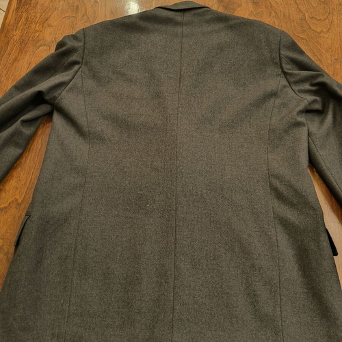 Vintage jacket used, dark grey, handmade