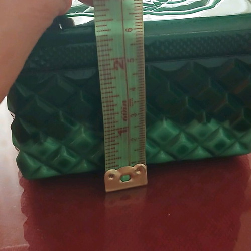Czech malachite box with small defect