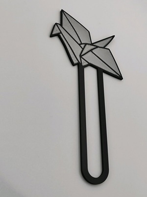 Origami bookmark new, 3D printed