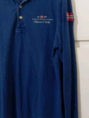 Napapijri men's blue polo shirt XL like new