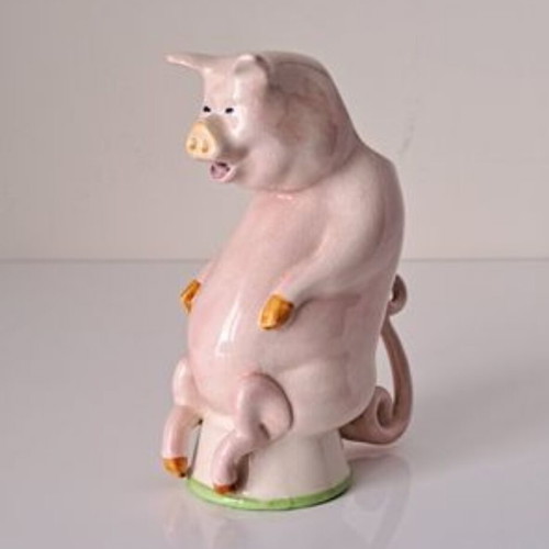 Carlton Ware Pig Jug Clustre Pottery 1976 England Vintage