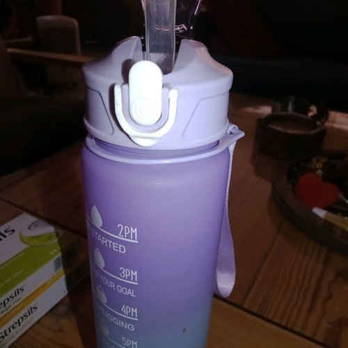 Plastic water bottle new 750 ml
