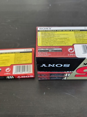 Sony HF 90 cassette tapes sealed pack of 6