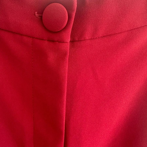 Toi & Moi burgundy pants with decorative buttons, size S