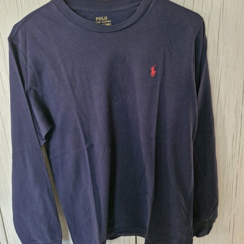 Ralph Lauren long sleeve shirt for boy like new, dark blue
