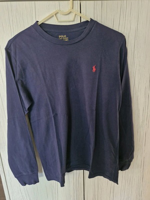Ralph Lauren long sleeve shirt for boy like new, dark blue