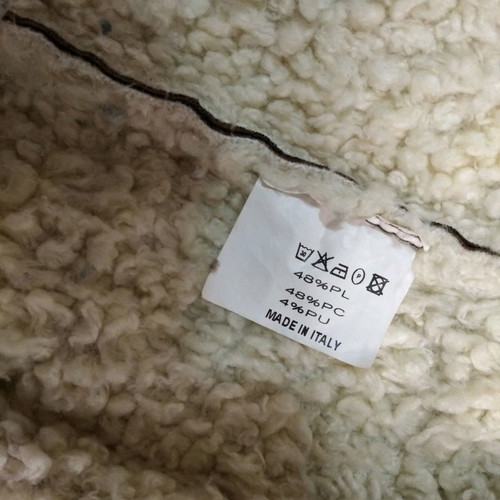 BSB suede jacket used with fur lining, size M, beige brown