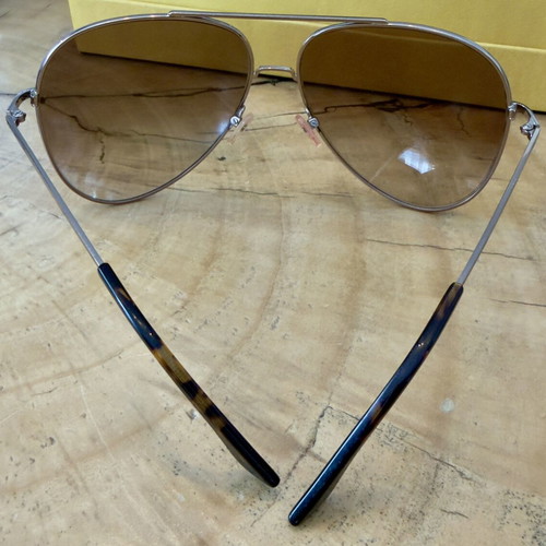 BSB Aviator sunglasses, brown gradient light mirror lenses
