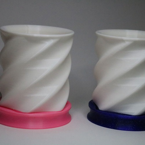 Spiral 3D Printed Pencil Holder made to order