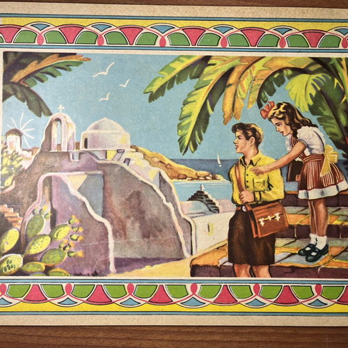 Illustrated educational notebook 1930-40, like new