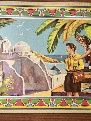 Illustrated educational notebook 1930-40, like new