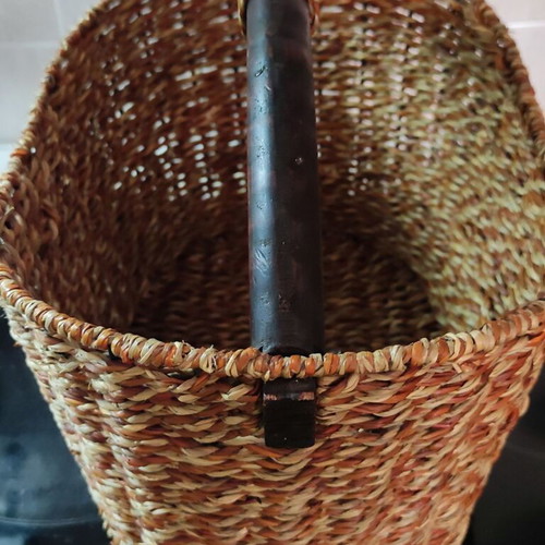 Wicker basket like new for decoration