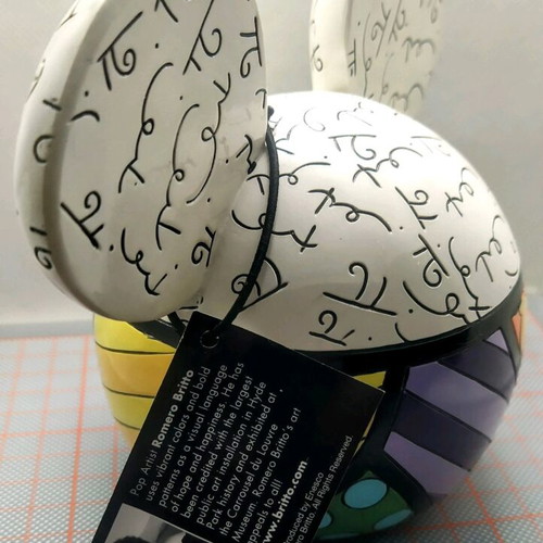 Disney/Britto Mickey Mouse head money bank by Enesco