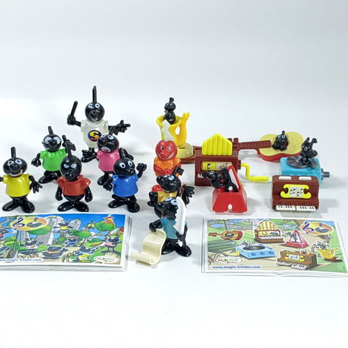 Kinder Surprise Set Funny Music Notes and Instruments like new