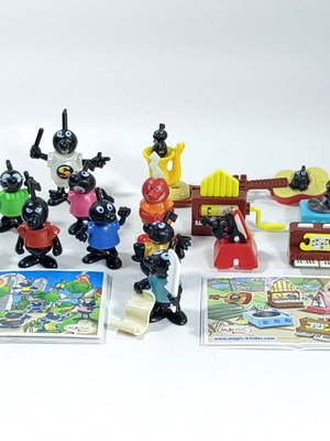 Kinder Surprise Set Funny Music Notes and Instruments like new