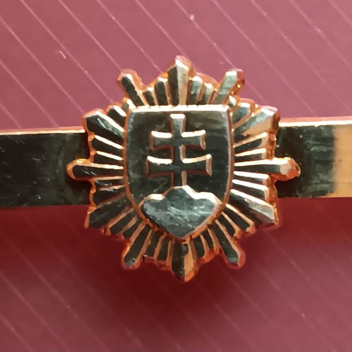Military tie clip used
