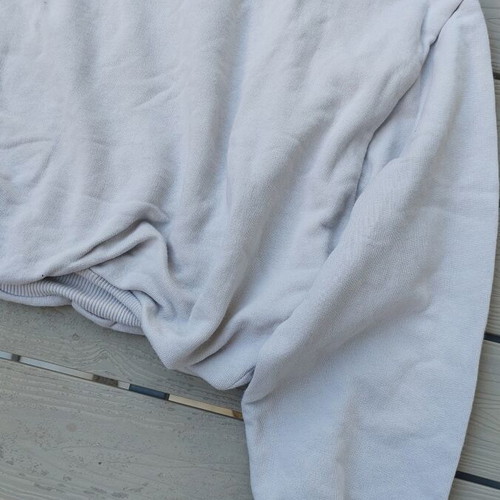 Women's crop sweatshirt Pull & Bear like new, size S, white beige