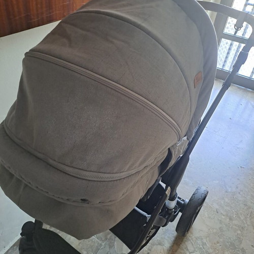 Lorelli Rimini 3in1 baby stroller, grey, suspension, storage