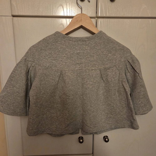 Mango gray short cardigan with wide sleeves medium like new
