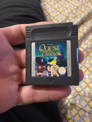 Quest for Camelot Game Boy cartridge used, Nintendo action adventure