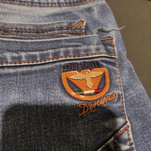 Pitbull men's jeans size M dark blue like new