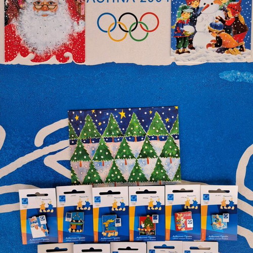 Athens 2004 Olympic Games pins set of 11 pieces, new