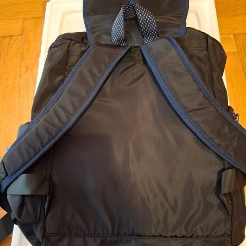 Backpack like new, black and blue