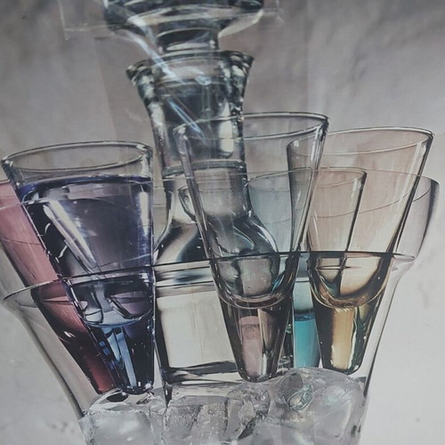 Artland Celebration Collection vodka set 9 pieces new